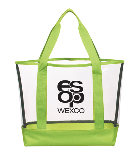Personalized Clear Casual Tote Bag