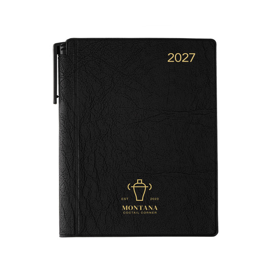 Black Crush Compac Pocket Calendar with Pen