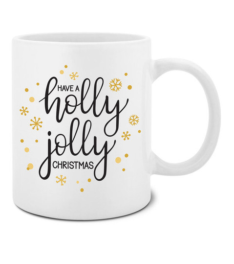 Holly Jolly Christmas 11 Oz. Coffee Mug