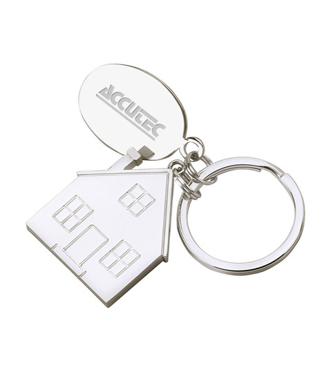 Stainless Steel House Key Ring