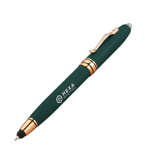 Royale Tech Soft Touch Triple Function Copper Pen