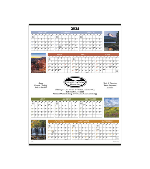 Scenic Span-A-Year Calendar