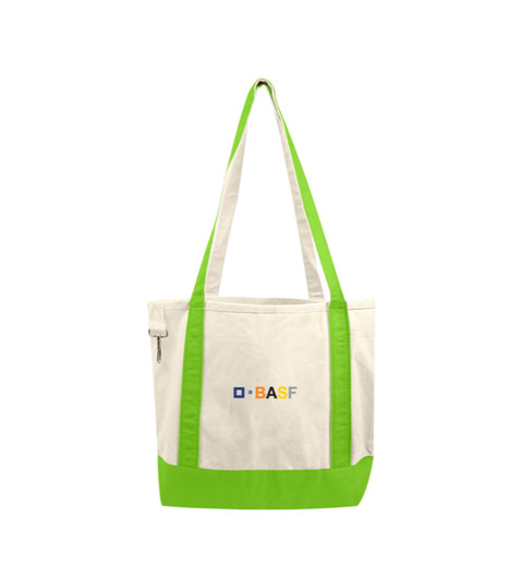 Small Accent Boat Tote Bag - Full colour Imprint