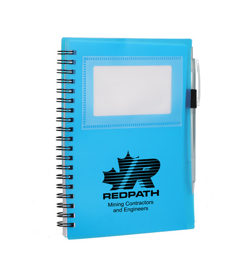 FSC Recycled Star Spiral Notebook with Pen