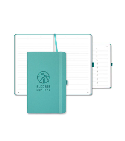 Castelli Oceano Eco Rpet Medio White Recycled Page Lined Journal