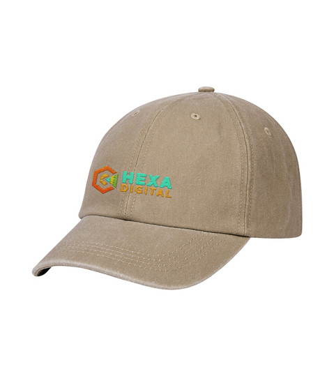 Washed Cotton Dad Cap - Embroidered