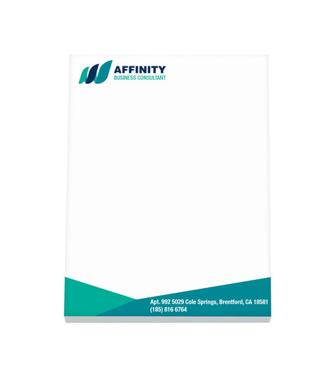 8 1/2 inch x 11 inch Non-Adhesive Scratch Pads - 25 sheets