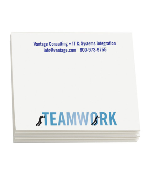 Sticky Note Pads - Teamwork 4&quot; x 3&quot; (50 sheets)