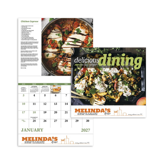 Delicious Dining Wall Calendar