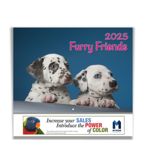 Furry Friends Personalized Wall Calendar