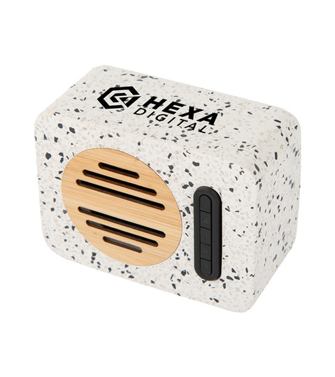 Terrazzo & Bamboo Wireless Speaker