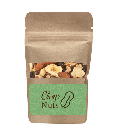 Resealable Bag With Energy Trail Mix
