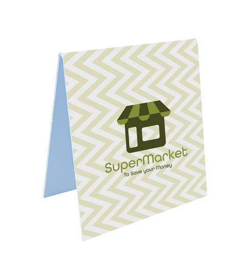3.6&quot; X 4&quot; Plastic Table Tent Sign
