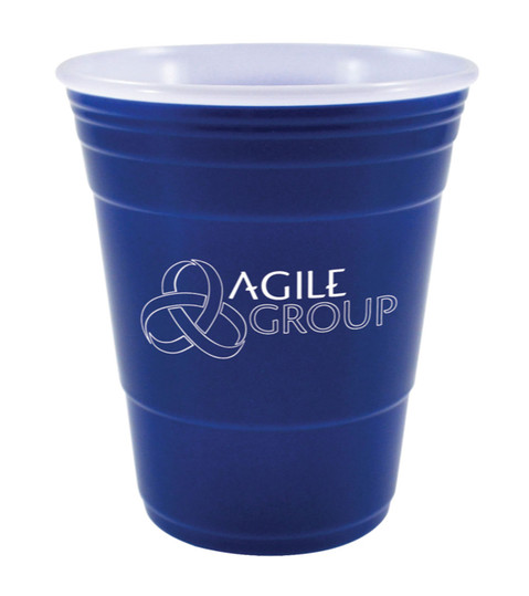 16 Oz. Uno Cup With White Lid