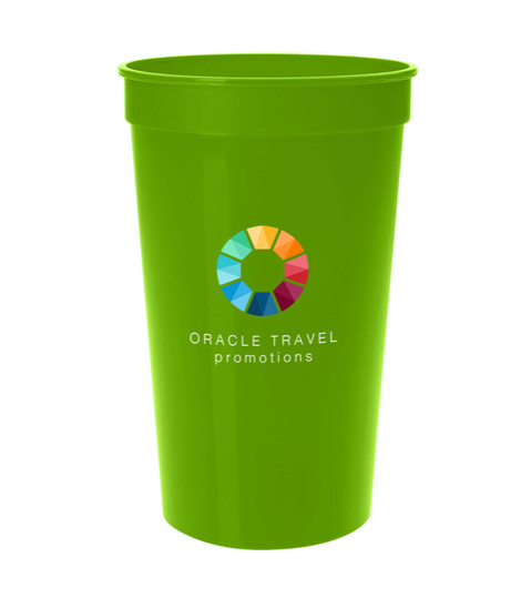 17 Oz. Personalized Smooth Stadium Cup - Single imprint location