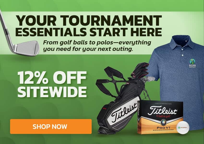 Personalized golf balls, polos and more