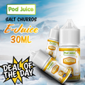 Pod Juice Churros Salt Nic E-Liquid 30ml