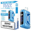 Geek Vape Raz TN9000 Zero Nicotine Disposable Blue Razz Ice