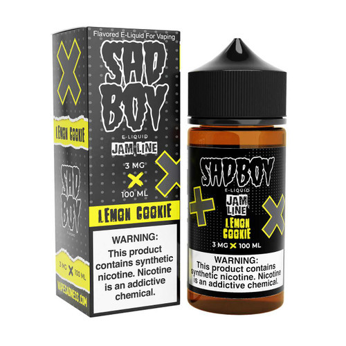 SadBoy JamLine Lemon Jam Synthetic Nicotine E-Liquid 100ml