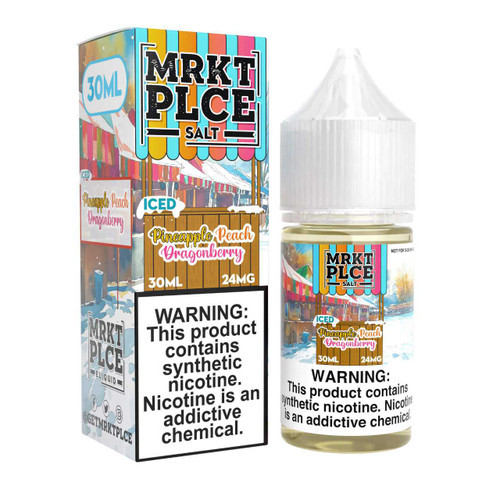 MRKTPLCE Iced Pineapple Peach Dragonberry Nic Salt Nic E-Liquid 30ml