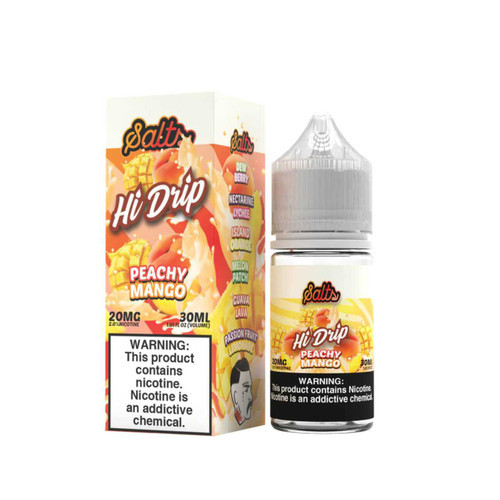 Hi Drip Peachy Mango Salt Nic E-Liquid 30ml