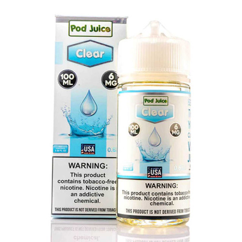 Pod Juice Clear Tobacco Free Nicotine E-Liquid 100ml