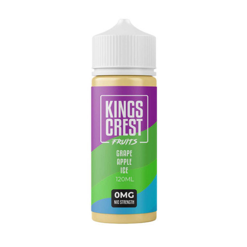 King's Crest Fruits Grape Apple Ice E-Liquid 120ml