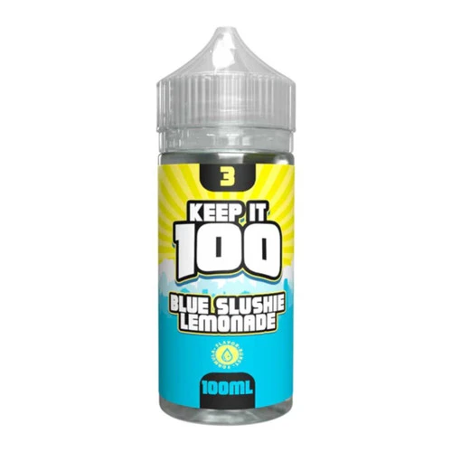 Keep It 100 Blue Slushie Lemonade Nixodine E-Liquid 100ml