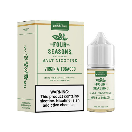 Four Seasons Virginia Tobacco Salt Nic E-Liquid 30ml