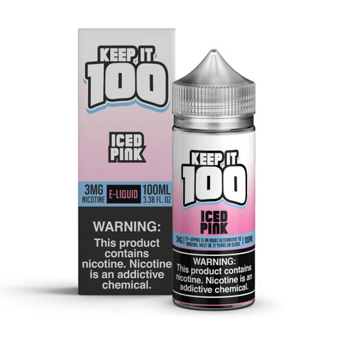 Keep It 100 Pink Iced E-Liquid 100ml