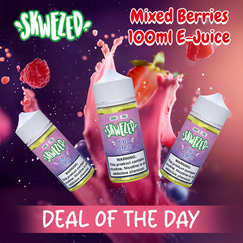 Skwezed Mixed Berries E-Liquid 100ml
