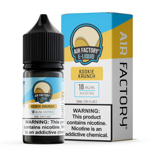 Air Factory Kookie Krunch Salt Nic E-Liquid 30ml