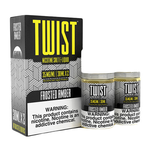 Twist Frosted Amber Salt Nic E-Liquid 60ml