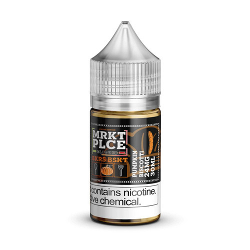 MRKTPLCE BKRS BSKT Pumpkin Biscotti Nic Salt Nic E-Liquid 30ml