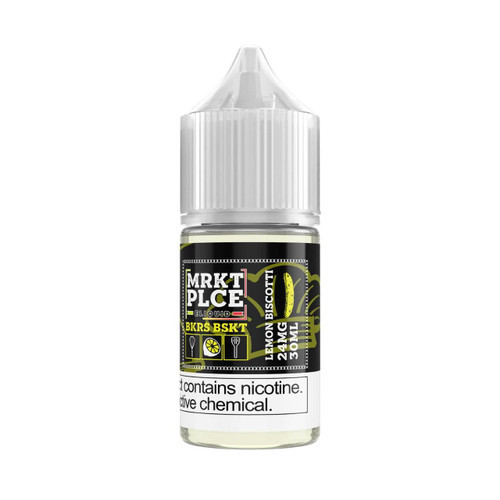 MRKTPLCE BKRS BSKT Lemon Biscotti Nic Salt Nic E-Liquid 30ml