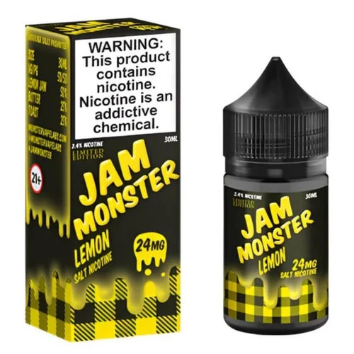 Jam Monster Lemon Salt Nic E-Liquid 30ml