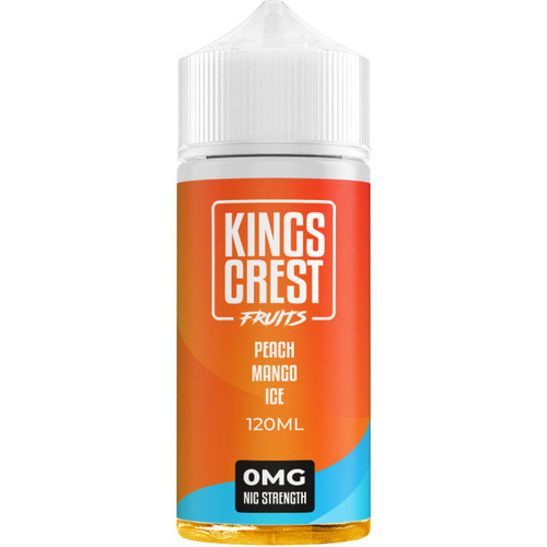 King's Crest Fruits Peach Mango Ice E-Liquid 120ml