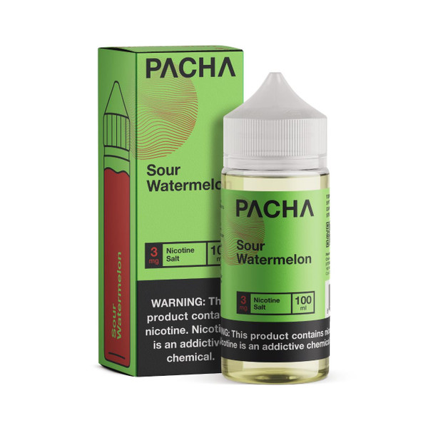 Pacha Sour Watermelon Synthetic Nicotine 100ml E-Juice