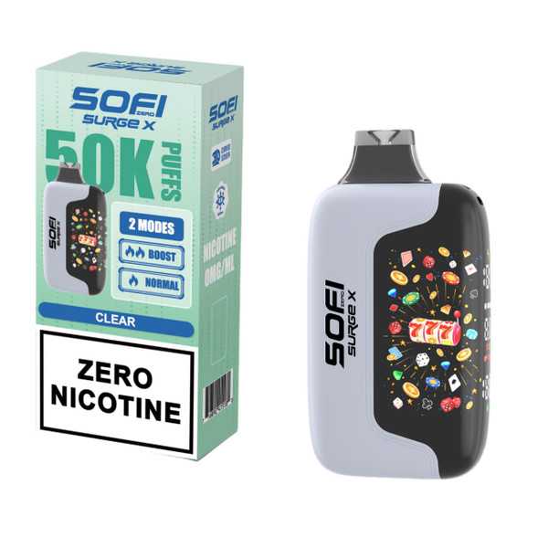 Sofi Surge Zero Nicotine Disposable Vape 50000 Puffs