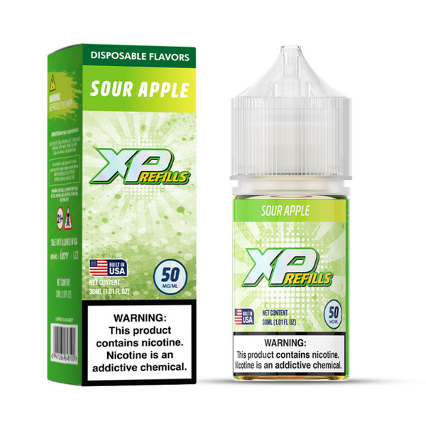 XP Refills Sour Apple Salt 30ml E-Juice