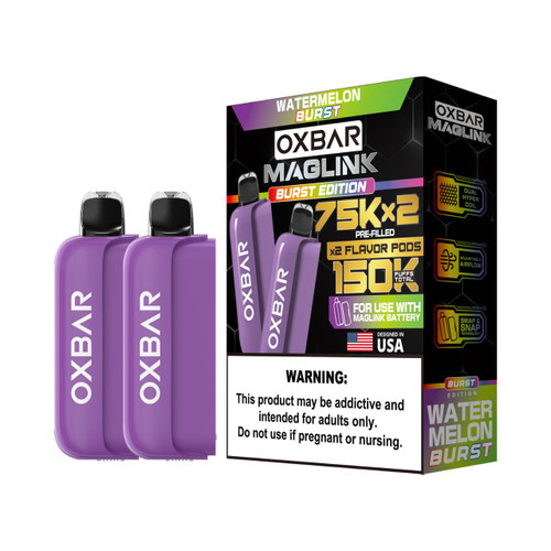 Oxbar Maglink 75K Replacement Pod Cartridge - 2PK Watermelon Burst