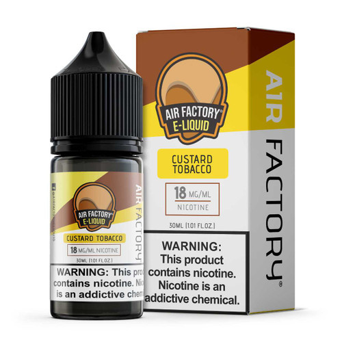 Air Factory Custard Tobacco Salt Nic E-Liquid 30ml