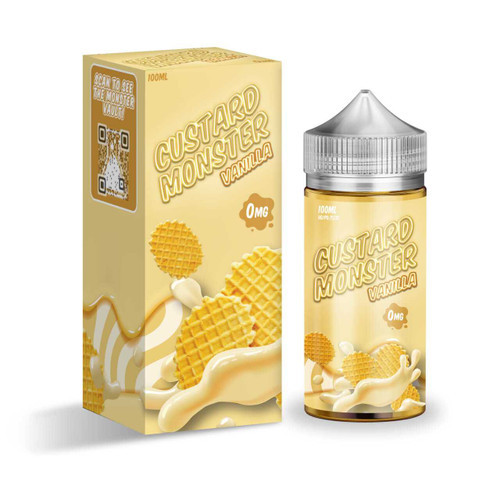 Jam Monster Custard Monster Vanilla Custard E-Liquid 100ml