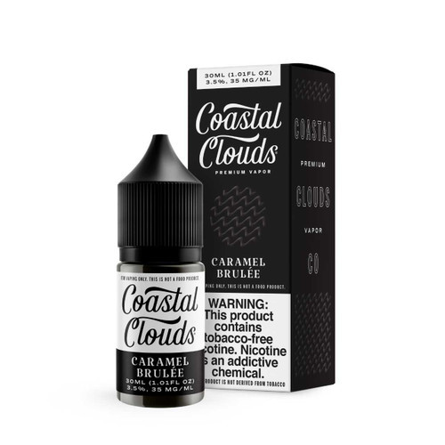 Coastal Clouds Caramel Brulee Salt Nic E-Liquid 30ml