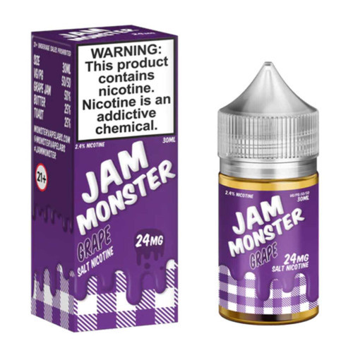 Jam Monster Grape Salt Nic E-Liquid 30ml