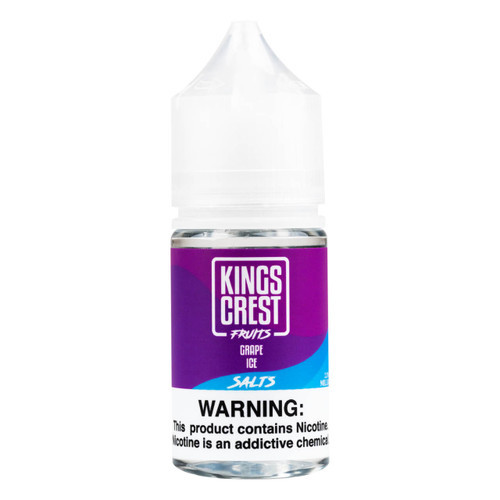 King's Crest Fruits Grape Ice Salt Nic E-Liquid 30ml