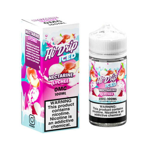 Hi Drip Iced Nectarine Lychee E-Liquid 100ml