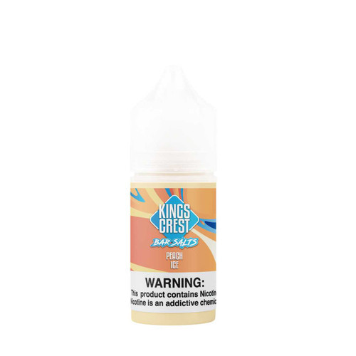 King's Crest Bar Peach Ice Salt Nic E-Liquid 30ml