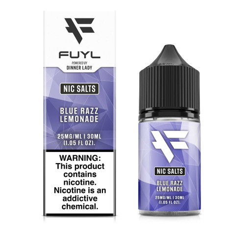 Dinner Lady Blue Razz Lemonade FUYL Salt Nic E-Liquid 30ml
