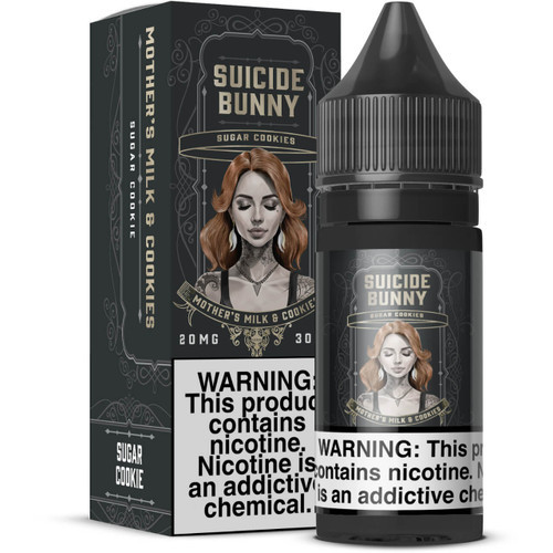 Suicide Bunny Mothers Milk and Cookies Salt Nic E-Liquid 30ml